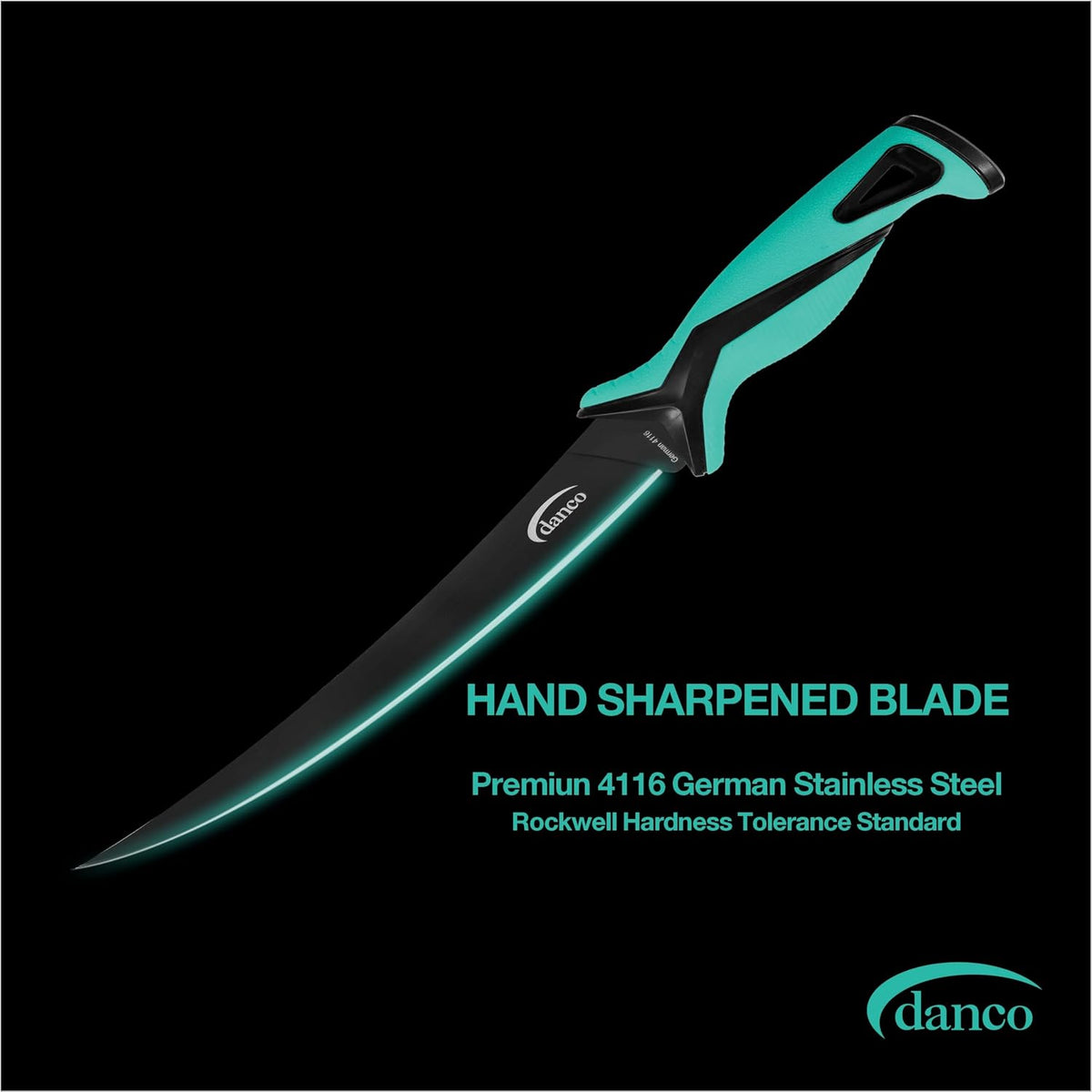 danco Pro Series 9-Inch Fillet Knife with German Steel Blade and Sheath