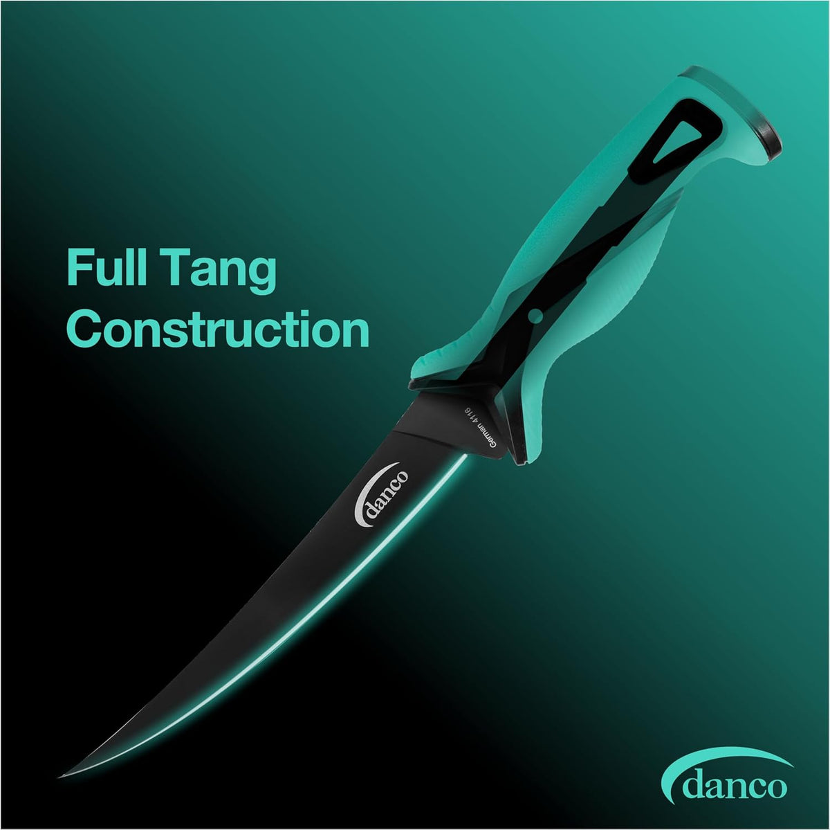 danco Pro Series 9-Inch Fillet Knife with German Steel Blade and Sheath