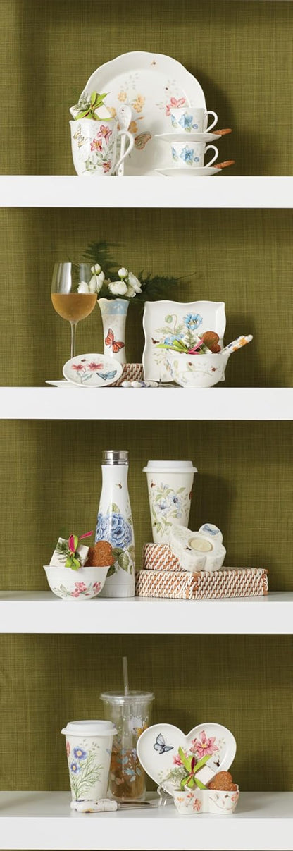 Butterfly Meadow Porcelain Handle Cheese Spreader Set