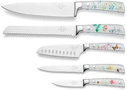 Butterfly Meadow Porcelain Handle Cheese Spreader Set