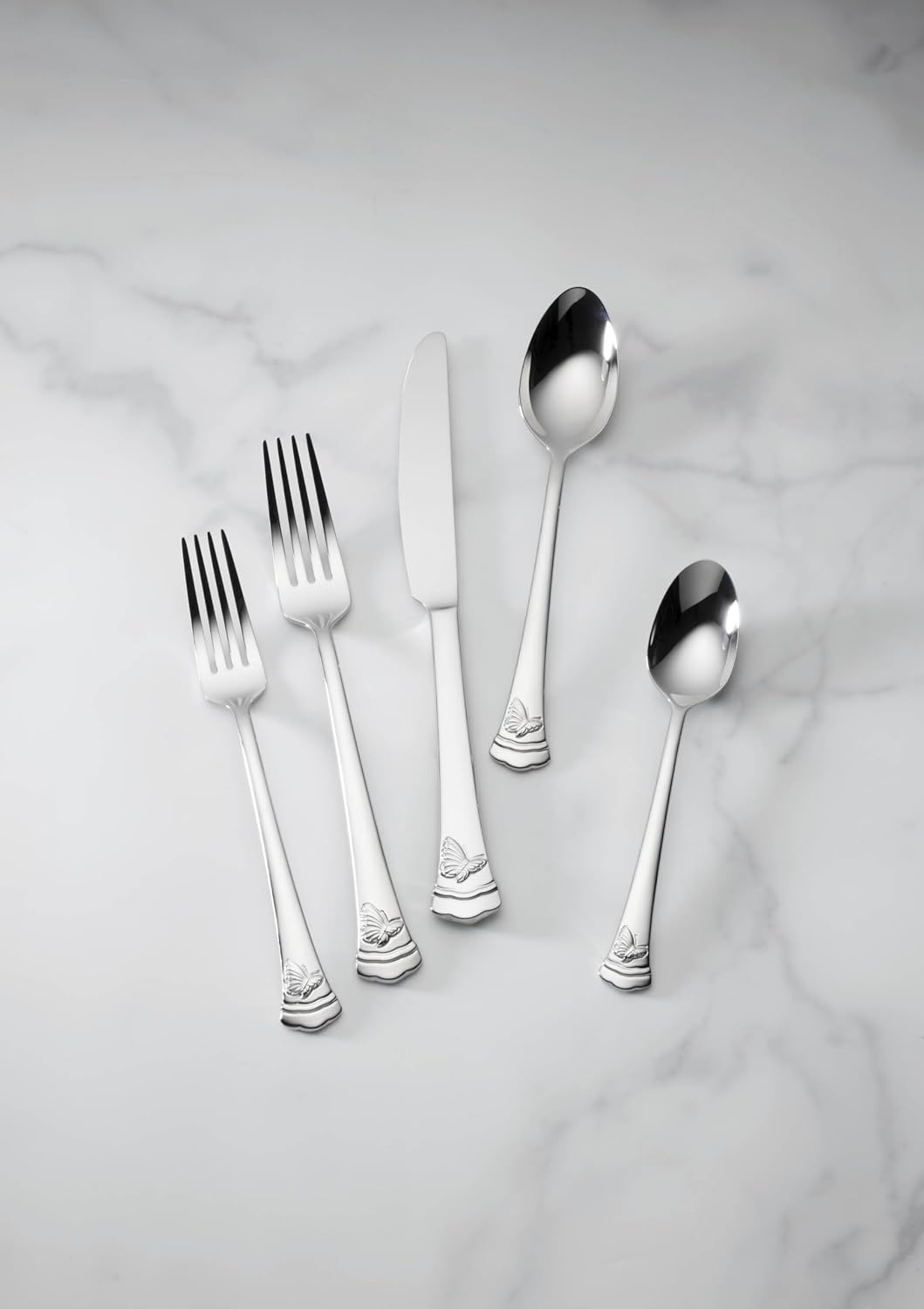 Butterfly Meadow Porcelain Handle Cheese Spreader Set