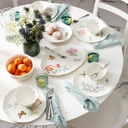 Butterfly Meadow Porcelain Handle Cheese Spreader Set