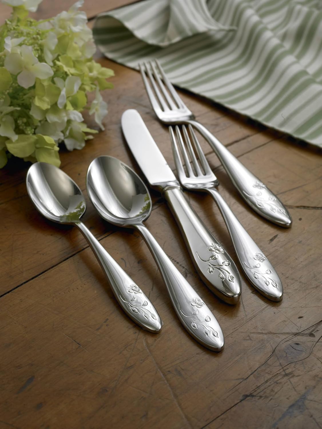 Butterfly Meadow Porcelain Handle Cheese Spreader Set