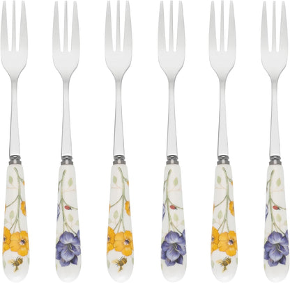 Butterfly Meadow Porcelain Handle Cheese Spreader Set