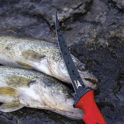 Intimidator 9'' Fillet Knife and Honing Rod, Fishing Gear for Men