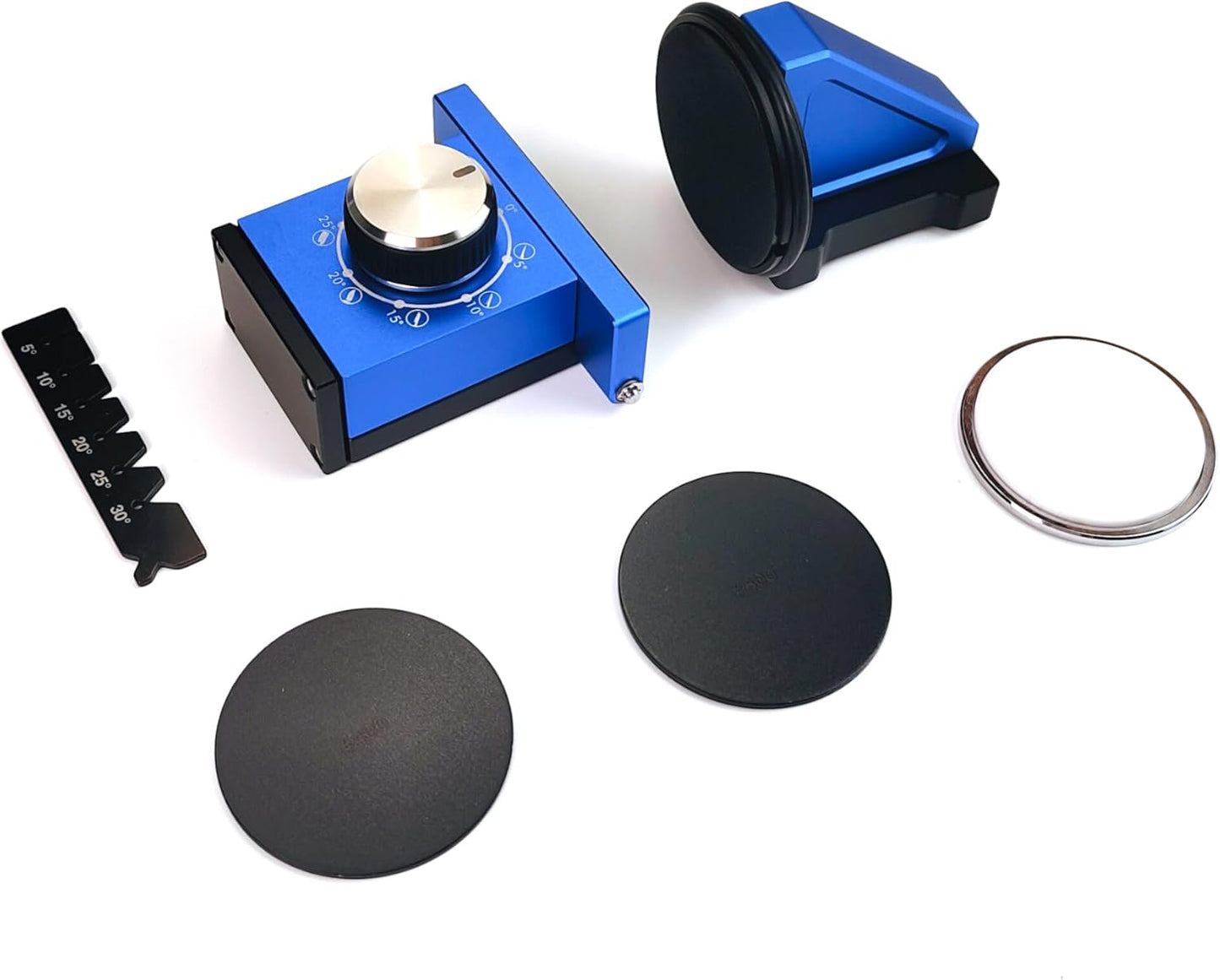Knife Sharpener - Professional Sharpening Tool Kit for All Knife Types, Offers 0 to 30° Magnetic Angles - Manual Safe Operating - Diamond & Ceramic Honing 400, 800 and 1000 Discs