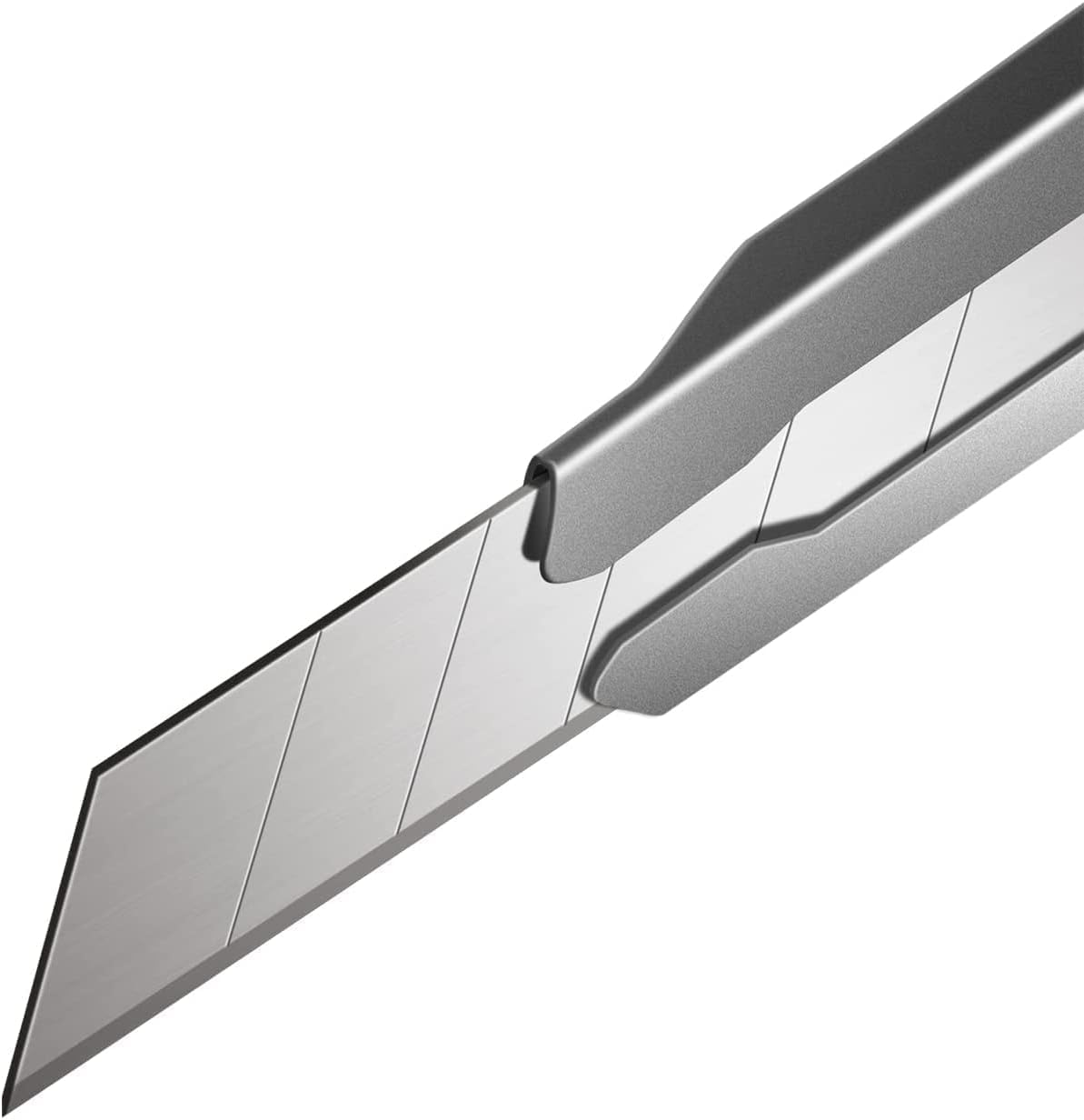 Box Cutter Retractable 25MM Long Utility Knife With 20pcs Blades Refills | Heavy Duty Exacto Knife Razor Knife Utility, Snap Off Blades Box Cutter with Rubber Grip for Cardboard, Boxes, DIY Crafts