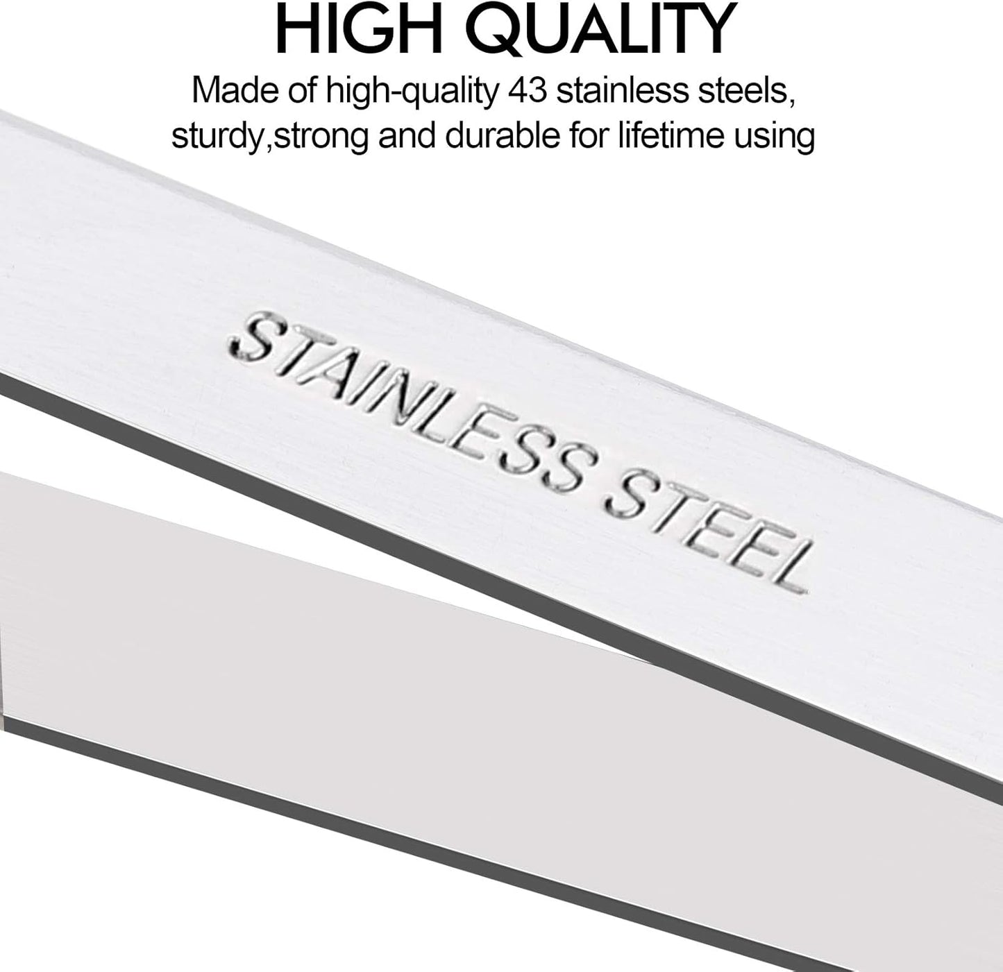 Fish Bone Tweezers, Professional Stainless Steel Flat and Slant Pliers Set for Kitchen Salmon Trout, 1 SET | Professional Stainless Steel, Flat and Slant Pliers Set, For Kitchen Salmon Trout