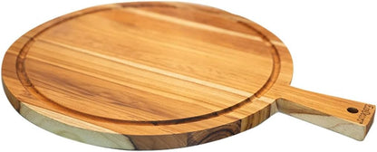 Teak Cutting Board 18x14 with Juice Groove & Handle