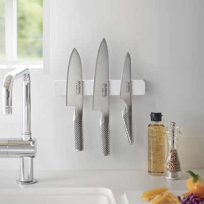 山崎実業( ) KT-TW LR W25 WH Knife Holder, 約W25XD1.7XH4cm, wht