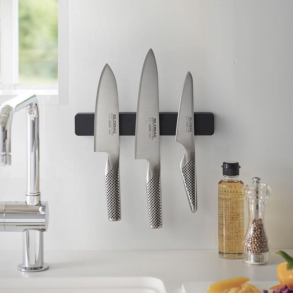 山崎実業( ) KT-TW LR W25 WH Knife Holder, 約W25XD1.7XH4cm, wht