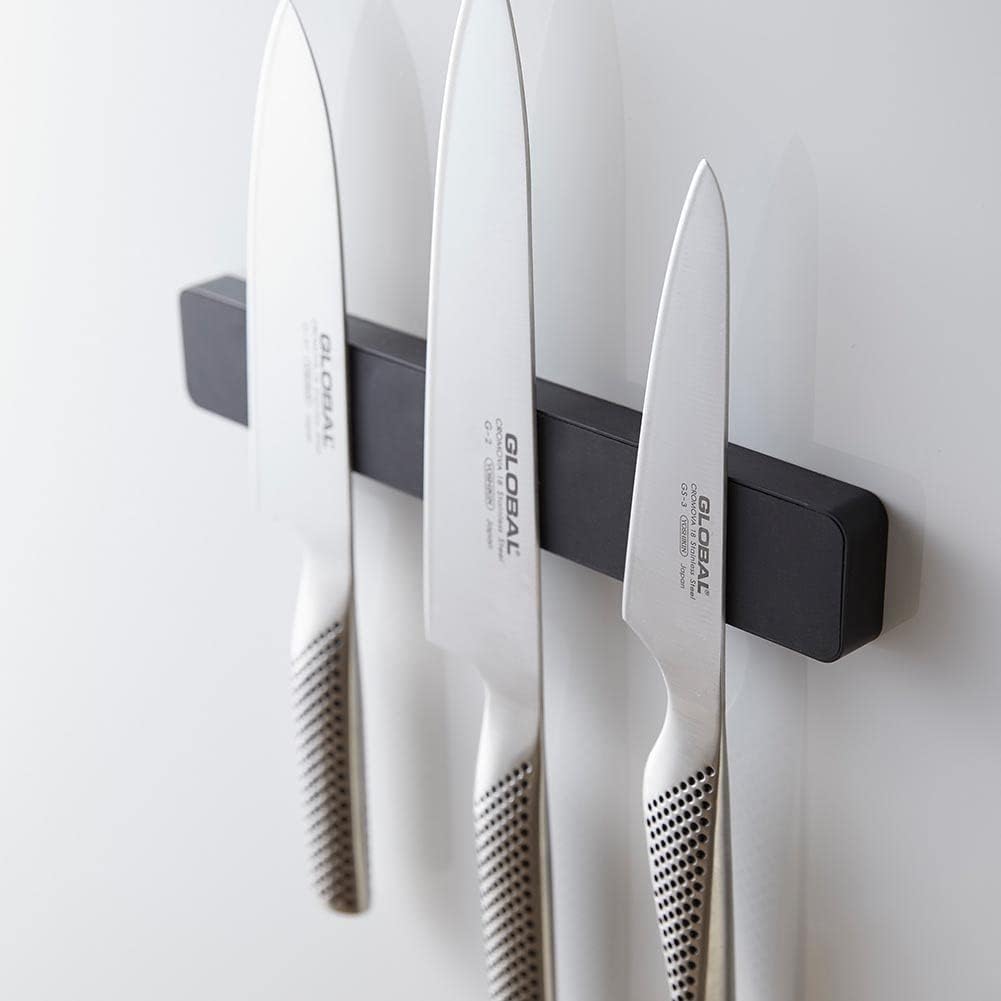 山崎実業( ) KT-TW LR W25 WH Knife Holder, 約W25XD1.7XH4cm, wht