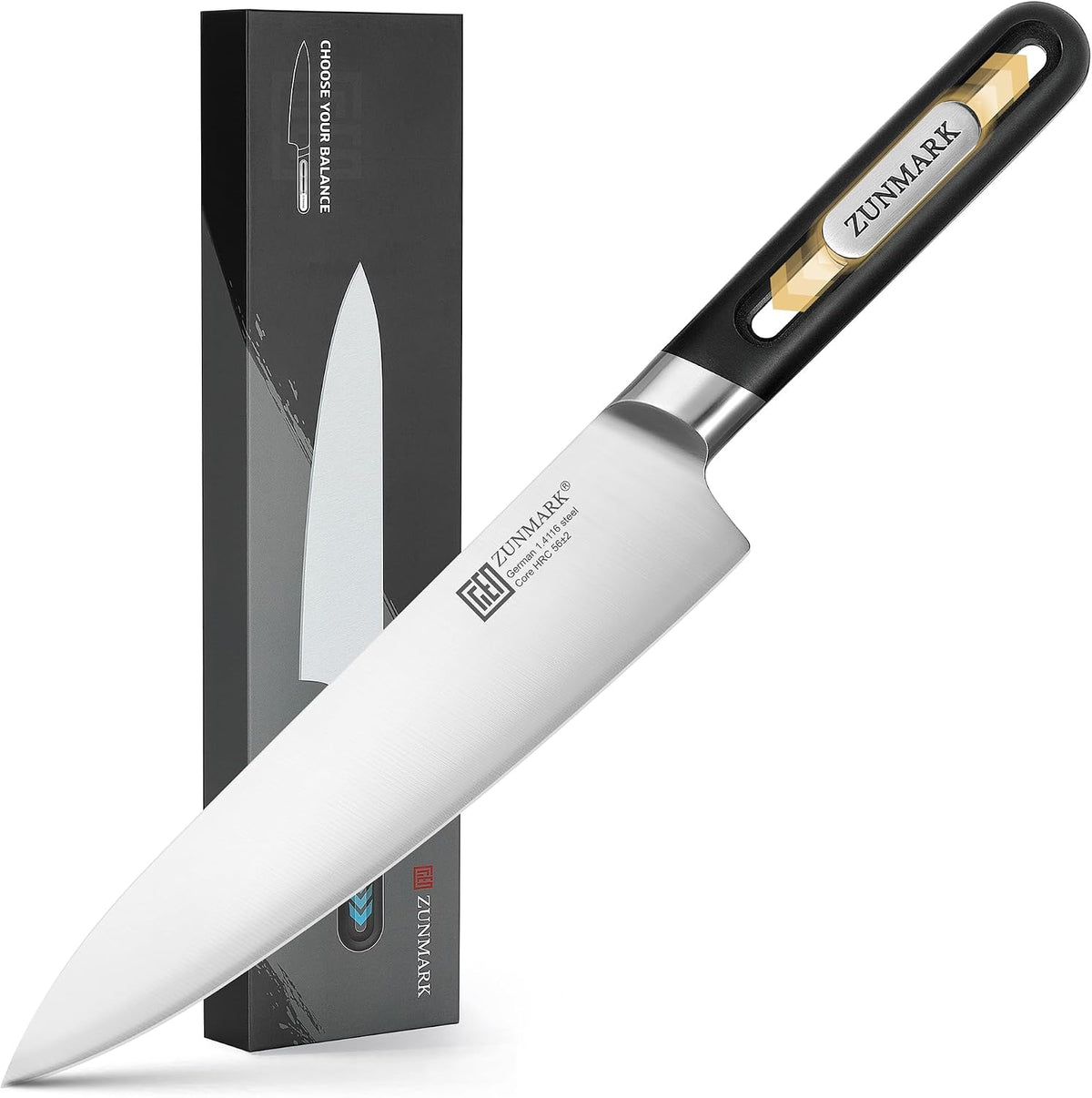 8 Inch Chef Knife, 67-Layer Damascus Steel Kitchen Knives with 10Cr15CoMoV Premium Steel Core, Hybrid Diamond-Oval Olive Wood Handle Japanese Knife, 13° Blade Ultra-Sharp Cooking Knives, Gift fo r Him