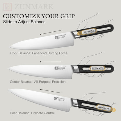8 Inch Chef Knife, 67-Layer Damascus Steel Kitchen Knives with 10Cr15CoMoV Premium Steel Core, Hybrid Diamond-Oval Olive Wood Handle Japanese Knife, 13° Blade Ultra-Sharp Cooking Knives, Gift fo r Him