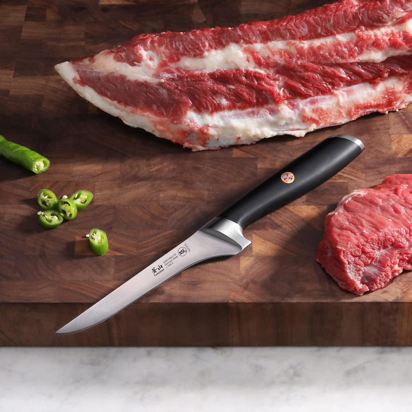 Cangshan L Series 6-Inch Boning Knife, Forged German Steel, 1027372