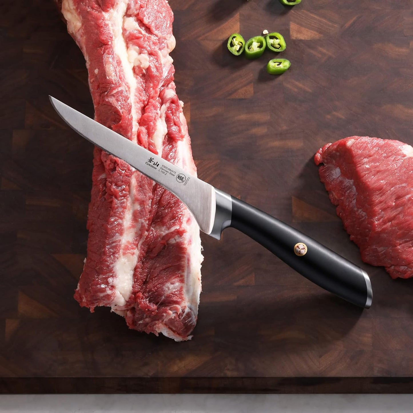 Cangshan L Series 6-Inch Boning Knife, Forged German Steel, 1027372