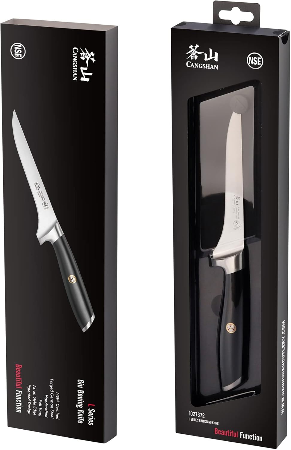 Cangshan L Series 6-Inch Boning Knife, Forged German Steel, 1027372