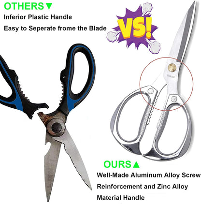 Kitchen Scissors,All Purpose Heavy Duty Kitchen Shears 7.5 Inch