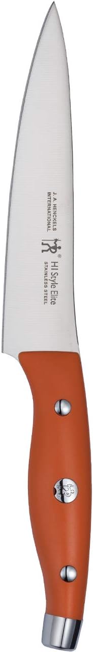 Henckels 16880-431 HI Style Elite Petty Knife, 5.1 inches (130 mm), Peach Knife, Made in Japan, Fruit, Small Knife, Stainless Steel, Dishwasher Safe, Made in Seki, Gifu Prefecture