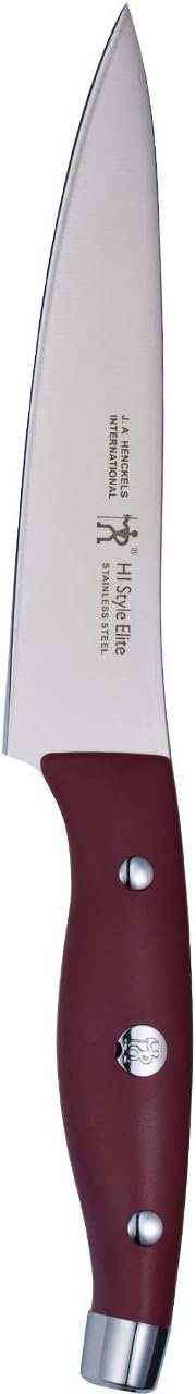 Henckels 16880-431 HI Style Elite Petty Knife, 5.1 inches (130 mm), Peach Knife, Made in Japan, Fruit, Small Knife, Stainless Steel, Dishwasher Safe, Made in Seki, Gifu Prefecture