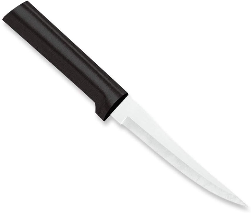 Super Parer Knife (R127), Silver Handle | 4.38" Stainless Steel Blade, Silver Cast Aluminum Handle