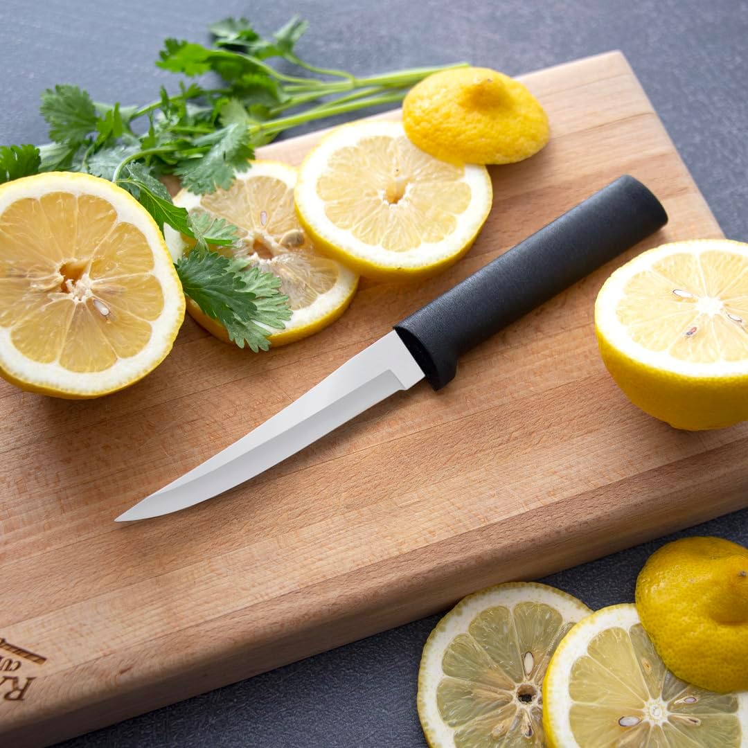 Super Parer Knife (R127), Silver Handle | 4.38" Stainless Steel Blade, Silver Cast Aluminum Handle