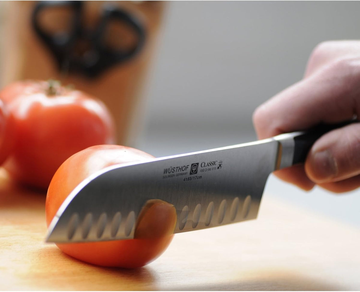 Wusthof Classic - 5" Santoku w/Hollow Edge