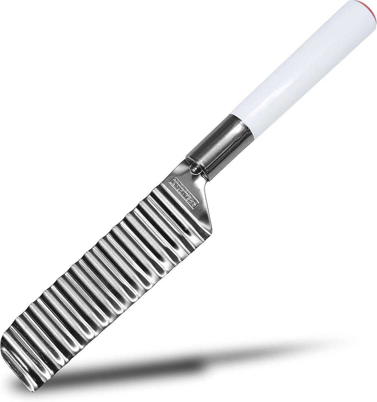 Cheese Knife Crinkle Cutter Knife 3.9" Stainless Steel for Soft Foods | Seki Japan Ideal for Soft Foods Like Cheese, Boiled Eggs, and Fruits