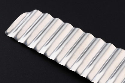Cheese Knife Crinkle Cutter Knife 3.9" Stainless Steel for Soft Foods | Seki Japan Ideal for Soft Foods Like Cheese, Boiled Eggs, and Fruits