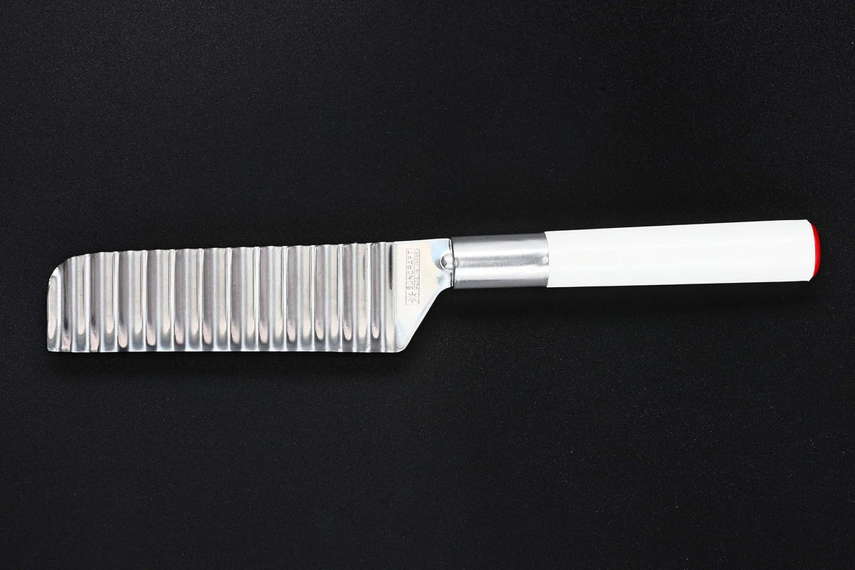 Cheese Knife Crinkle Cutter Knife 3.9" Stainless Steel for Soft Foods | Seki Japan Ideal for Soft Foods Like Cheese, Boiled Eggs, and Fruits