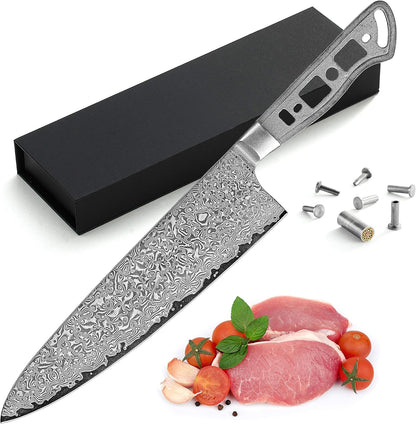 KATSURA Woodworking Project Kit – Bird Beak Paring Peeling Knife Blank – 2.75 Inch – Japanese Premium AUS 10, 67 Layers Damascus Steel – Perfect for Woodworkers, Crafters