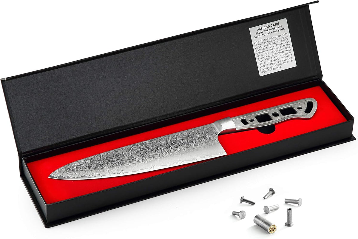 KATSURA Woodworking Project Kit – Bird Beak Paring Peeling Knife Blank – 2.75 Inch – Japanese Premium AUS 10, 67 Layers Damascus Steel – Perfect for Woodworkers, Crafters