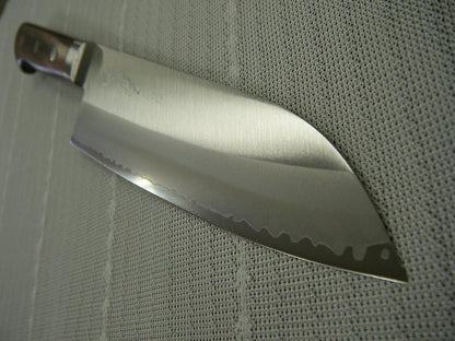 Yoshihiro Gold-embedded Knife HGW series Santoku Knife, 6.5in