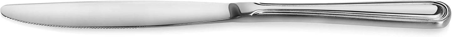 Slimline Pattern 18/0 Stainless Steel Dinner Knife, 9-Inch, Set of 12, Commercial Grade