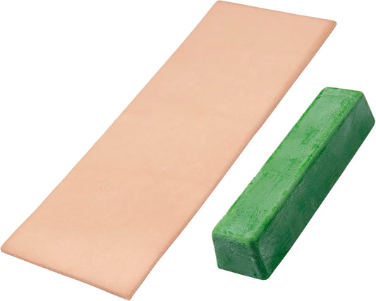 Trend Honing Compound and Leather Strop Kit, Hone & Polish Finish Your Cutting Tools with Ease, DWS/HP/KIT