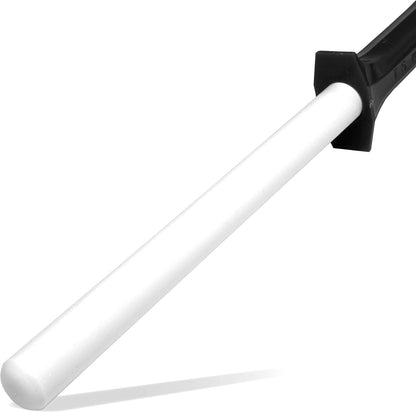 Ceramic Sharpening Rod for Kitchen Knives 6 Inch Seki Japan | ceramic honing rod flat honing steel Durable Ceramic Honing Steel Knife Sharpener