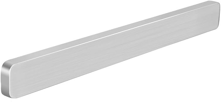 Magnetic Knife Holder for Wall, Premium 304 Stainless Steel Magnetic Knife Strip, No-Drill Heavy Duty Knife Bar & Utensil Organizer, Space-Saving Wall Mounted Knife Rack for Kitchen (16inch)