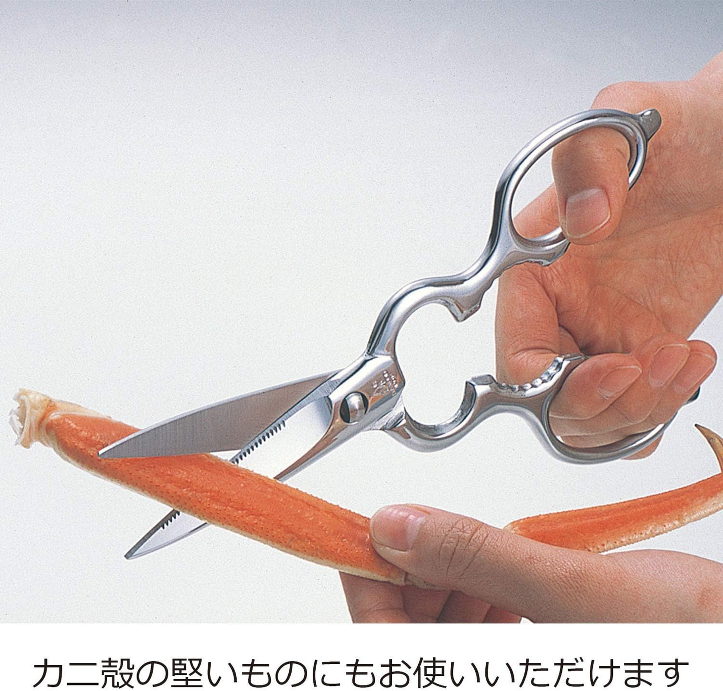 Oaks Kitchen Scissors, Disassemble and Washable, Stainless Steel, Made in Japan
