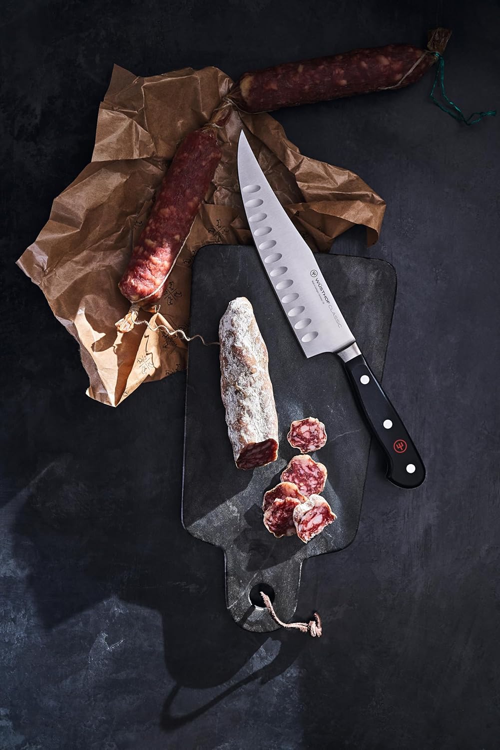 WÜSTHOF Classic 7" Craftsman Knife, Black
