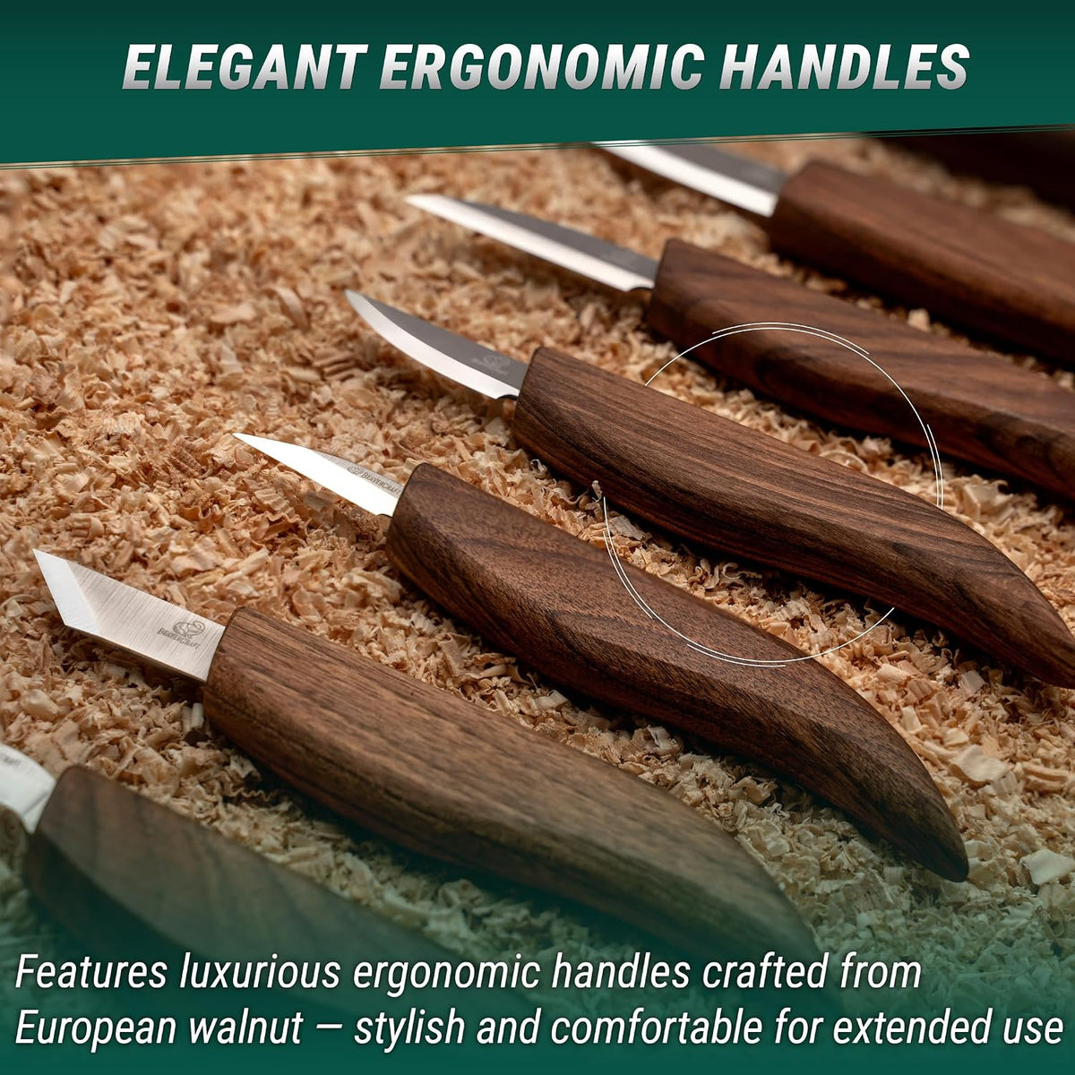 Deluxe Wood Carving Kit S18X - Wood Carving Knife Set - Spoon Carving Tools Set - Whittling Knives - Woodworking Wood Carving Tools Large Whittling Kit S18X