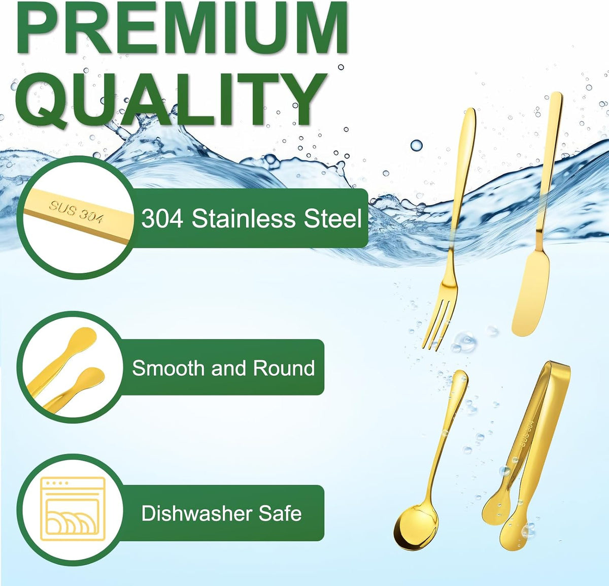 Gold Charcuterie Boards Accessories, 38 Pcs