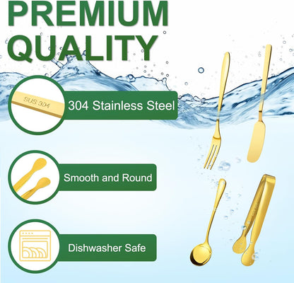 Gold Charcuterie Boards Accessories, 38 Pcs