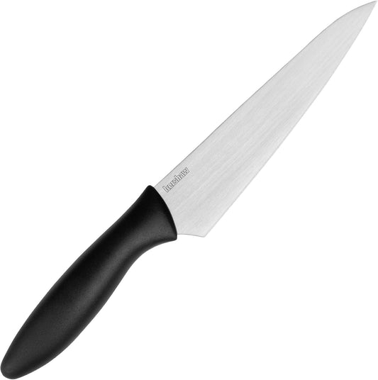 Kershaw 6” Utility Kitchen Knife, Black and Gray, 6 Inch Utility Blade | Included Sheath, Paring Knife for Meat, Fruit, Vegetables and More