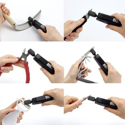 RS-20BKS(N) Roll Sharpener, Manual Knife Sharpener, For Knives (Stainless Steel, Titanium, Steel), For Double-edged, Fine Ceramic Whetstone, Approximately 10 Rays Back and Forth, Rough