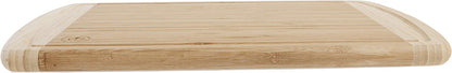 Wooden Cutting Boards for Kitchen - 3 Piece Carbonized Bamboo Cutting Board Set with Deep Juice Groove, Side Handles, Meal Prep Chopping Boards for Meat Vegetables Fruit, Charcuterie Serving Tray