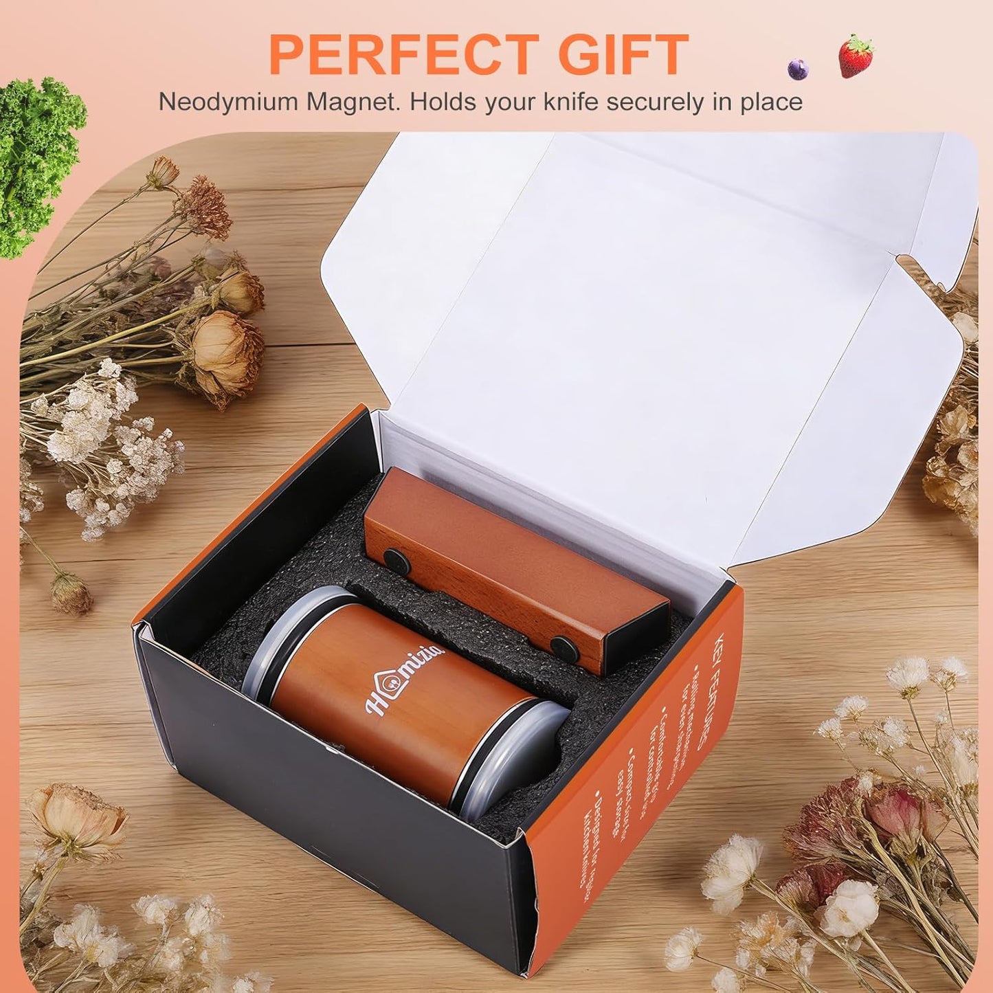 Knife Sharpener Tool - Rolling Knife Sharpener Kit – Diamond & Ceramic Discs, Magnetic 15° & 20° Angle Guide, 2-Stage Manual Knife Sharpening Fast & Safe for Any Hardness Ideal Gift