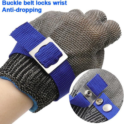 Cut Resistant Metal Mesh Chainmail Glove, High Strength Stainless Steel Glove with Soft and Breathable