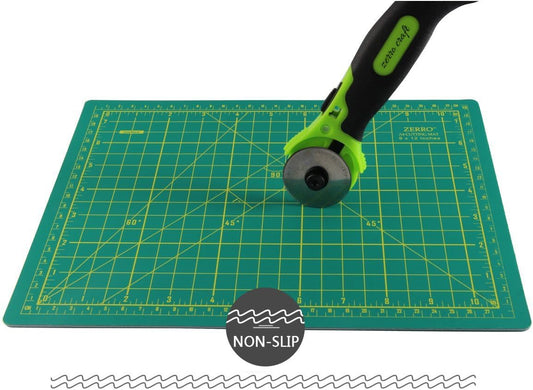 Cutting Mat 12" x 9" Self Healing Rotary Cutting Mat A4 | Double-Sided, Non-Slip, Durable PVC, Craft Mat for Quilting Sewing Art Projects