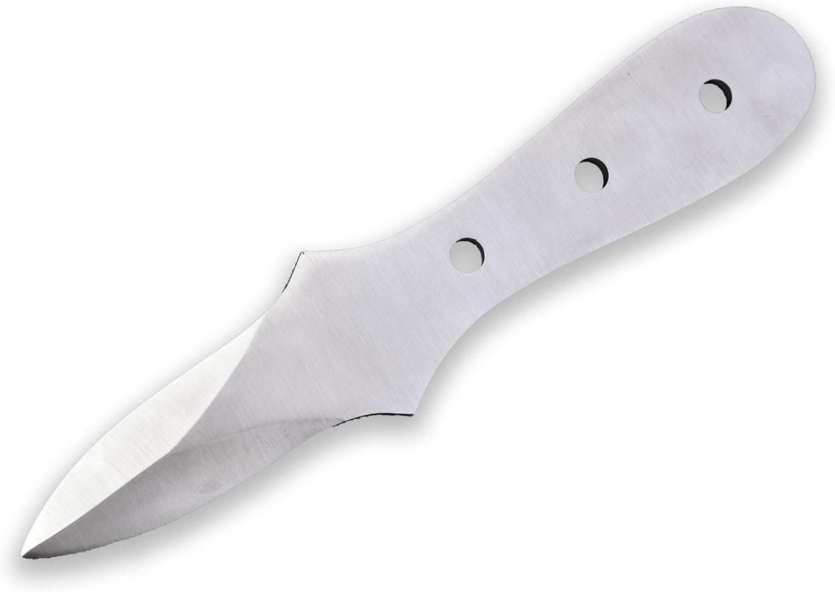 7 Inch Oyster Knife Blank Blade for Knife Making, Stainless Steel, Full Tang, Customizable Handle, Ready to Shuck Oysters