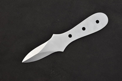 7 Inch Oyster Knife Blank Blade for Knife Making, Stainless Steel, Full Tang, Customizable Handle, Ready to Shuck Oysters